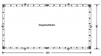 Jurtenplanen (Doppelzeltbahn) 285g/qm